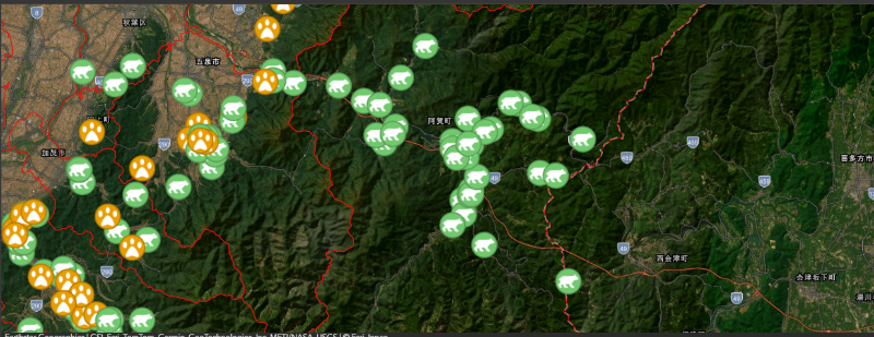 新潟クママップ(10月出没分)
